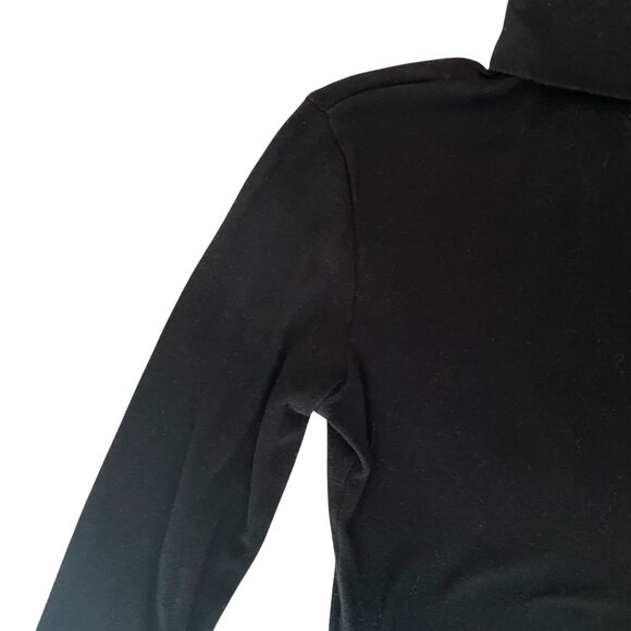Long Sleeve Turtleneck Shirt • Black • US Small - Picture 8 of 13